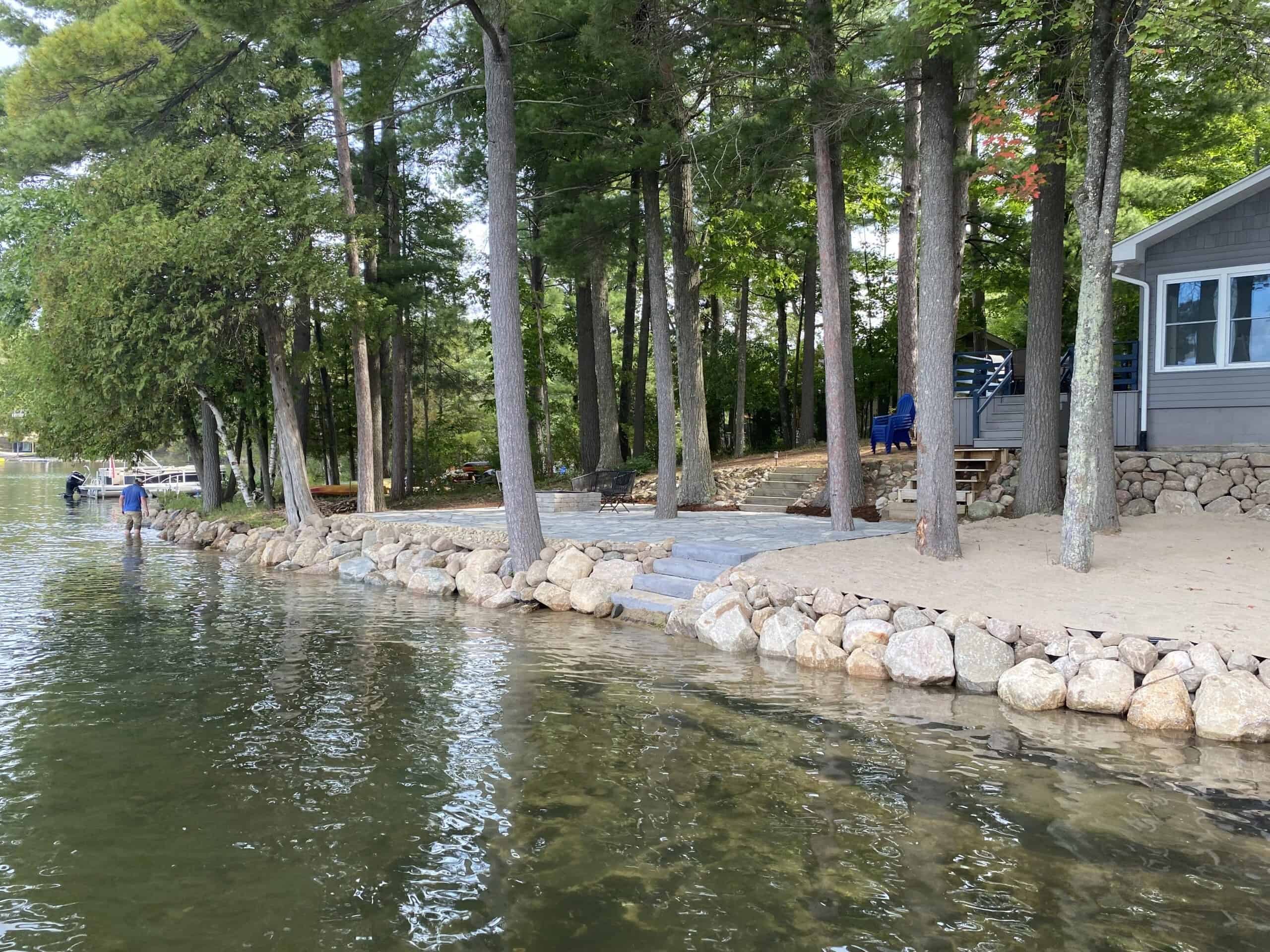 Lakefront landscape design project