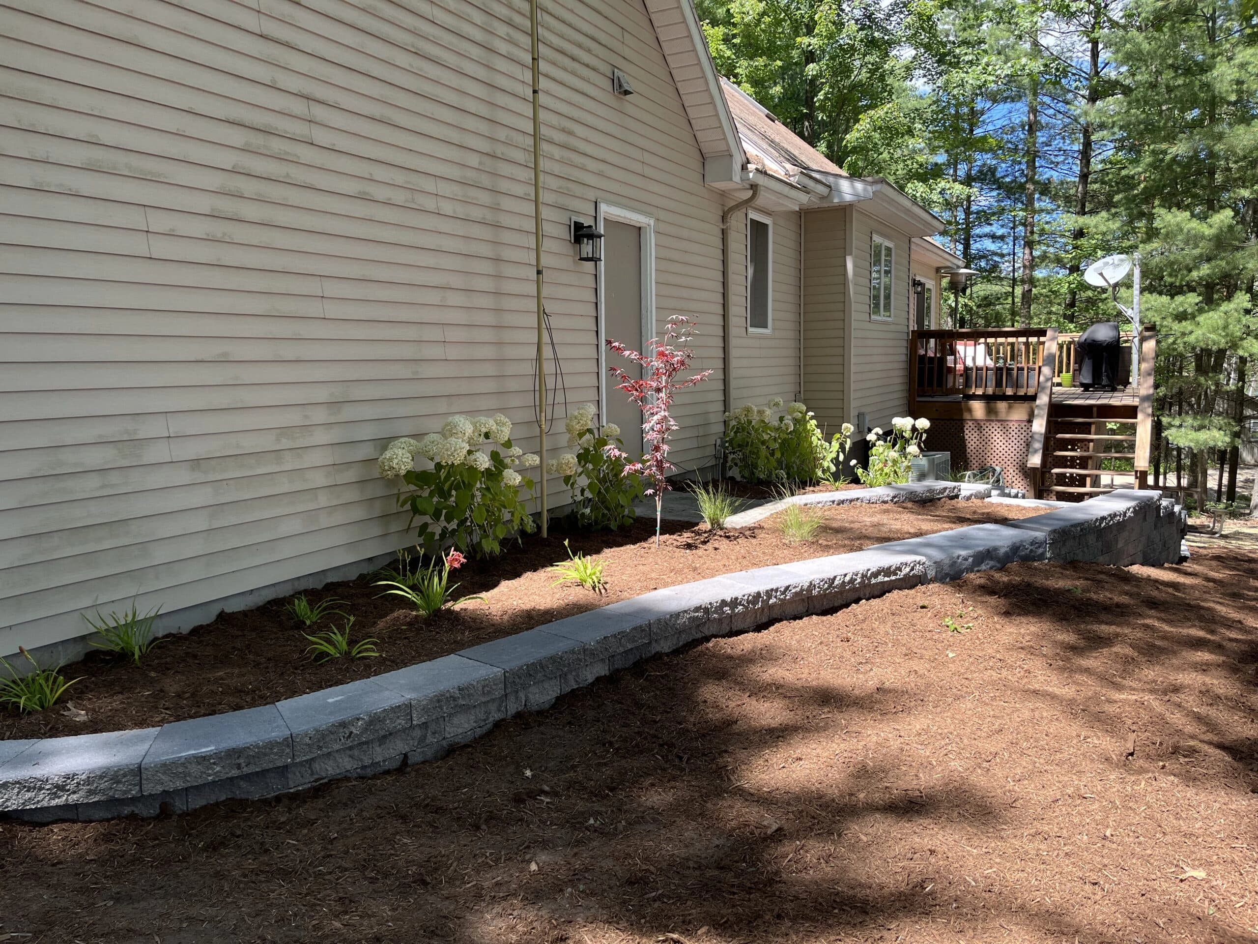 Fire pit and seating detail